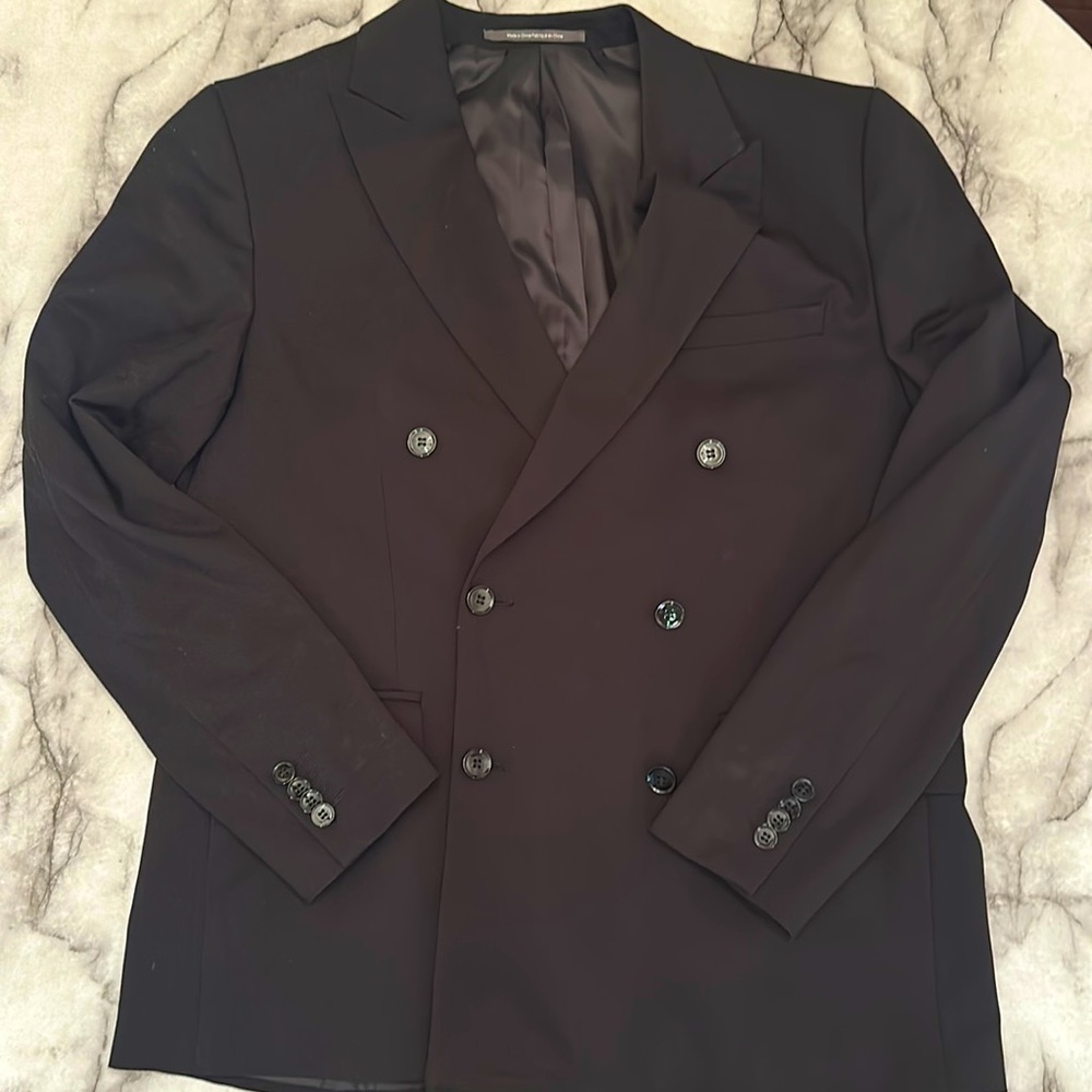 H and M Regular Fit Double Breasted Blazer